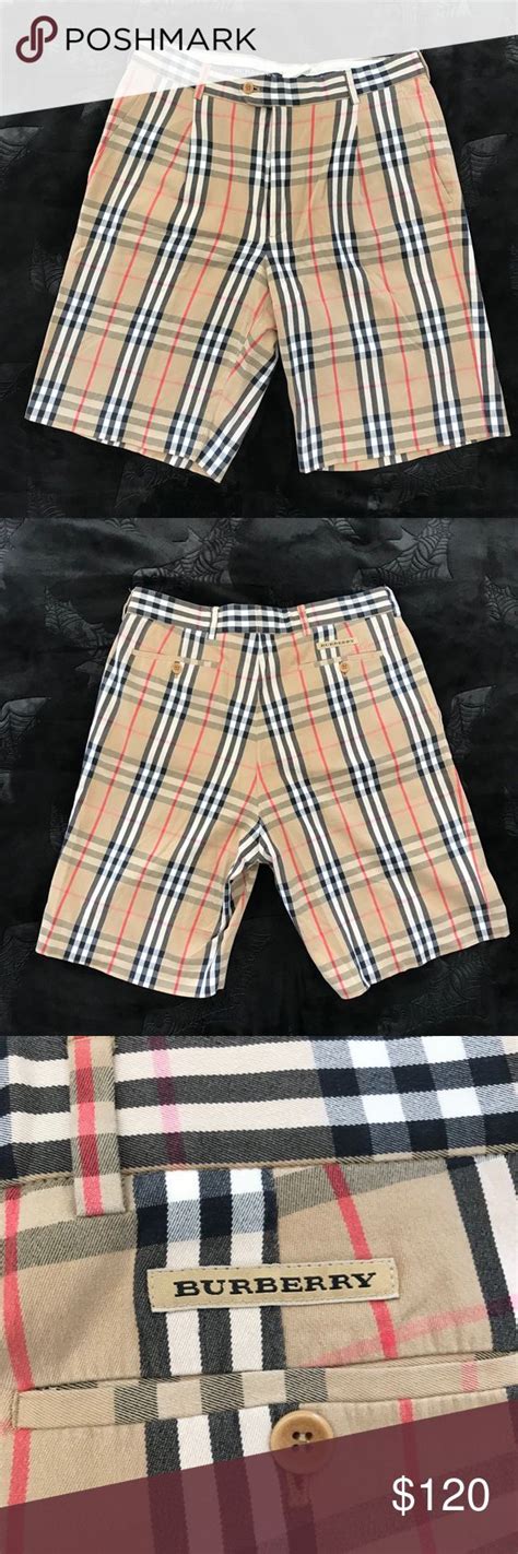 burberry golf shorts